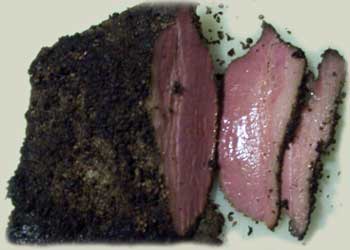 Smoked pastrami.